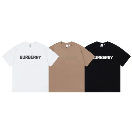 Burberry logo Print cotton T-shirts