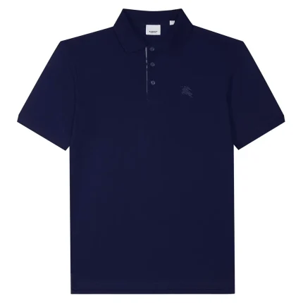 Burberry Polo Shirt Navy Blue
