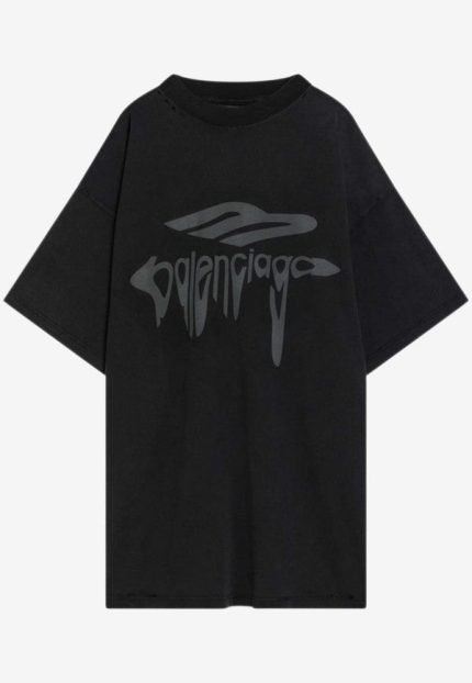 Balenciaga 3B Liquified Crewneck T-shirt