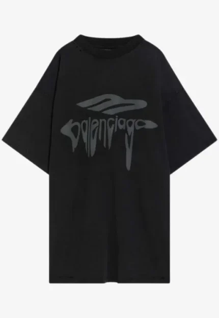Balenciaga 3B Liquified Crewneck T-shirt