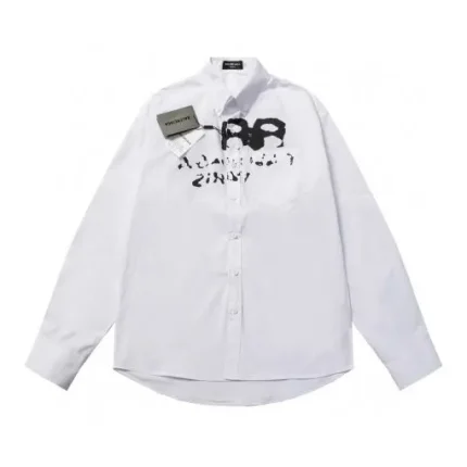 Balenciaga Hand-Drawn BB icon T-shirt Medium Fit White