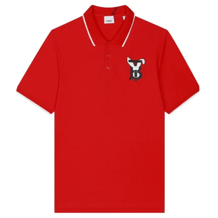 Burberry Polo T-shirt Red