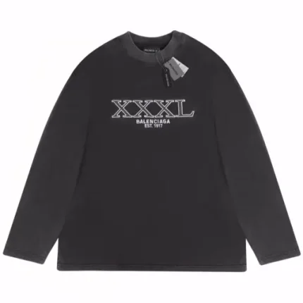 Balenciaga XXXL Sweater Washed Black