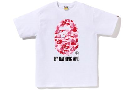 BAPE ABC Camo By Bathing Ape Tee White/Pink
