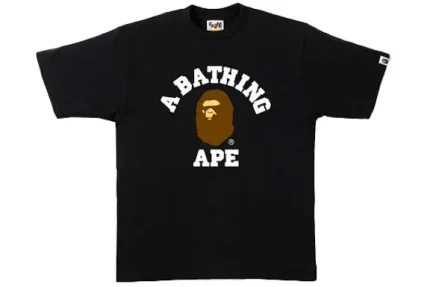 BAPE College Tee Black