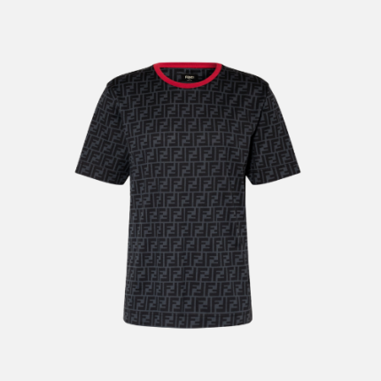Fendi T-shirt Dark Gray Black Breuninger