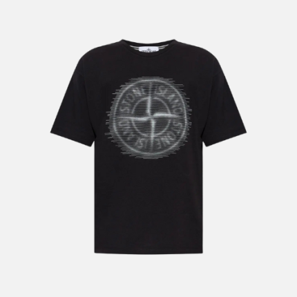 Stone Island Cotton Jersey T-shirt Black