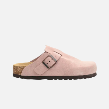 Birkenstock Boston Suede Leather Light Rose