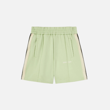 Palm Angels Logo Track Shorts Sage Green