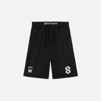 Palm Angels Bermuda Palm Sport Black Mesh