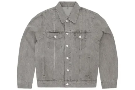 Corteiz C-Star Denim Trucker Jacket Grey