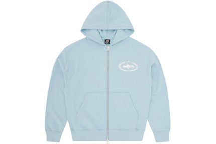 Corteiz Superior Royale Zip Hoodie Baby Blue