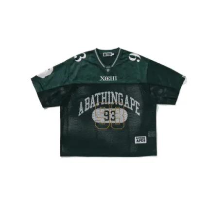 LINE CAMO MULTI LOGO RELAXED FIT FOOTBALL JERSEY GREEN