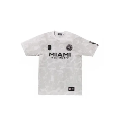 T-Shirt BAPE x Inter Miami CF camouflage white