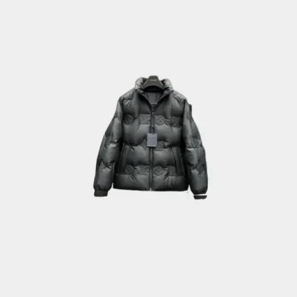 LV Monogram Down Jacket Black