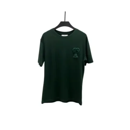 Ami Paris Short Sleeve T Shirt Green