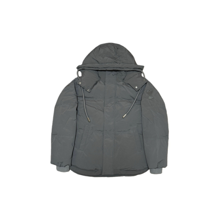 Ami Paris Puffer Jacket Gray