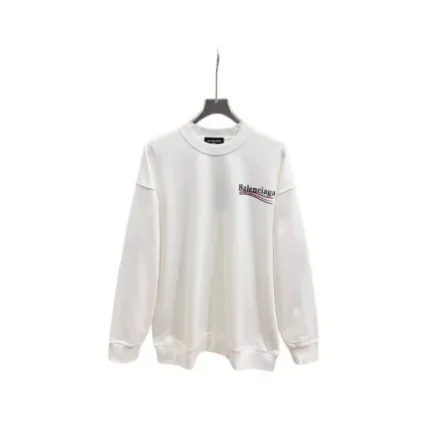Balenciaga Long Sleeved Sweater White