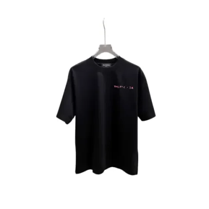 Balenciaga Short Sleeved T Shirt Black