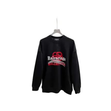 Balenciaga Long Sleeved Sweater Black