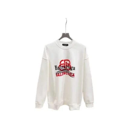 Balenciaga Long Sleeved Sweater White