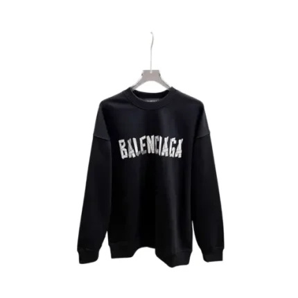 Balenciaga Long Sleeved Sweater Black