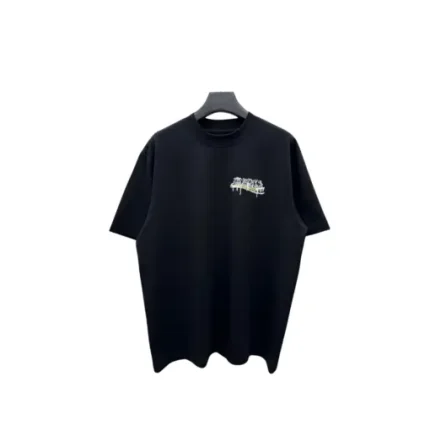 Balenciaga Short Sleeved T Shirt Black