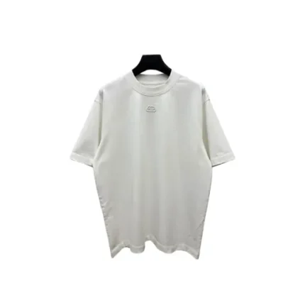 Balenciaga Short Sleeved Loose Fit T Shirt White