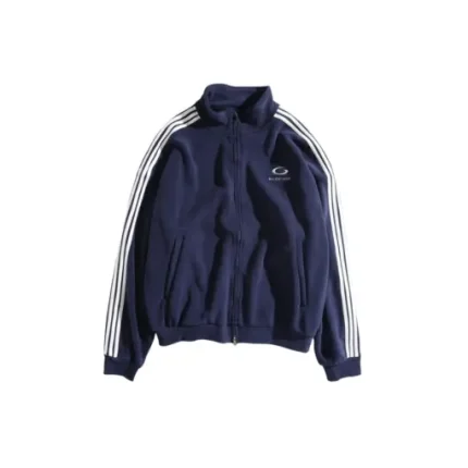 Balenciaga Zipper Sweater Navy Blue