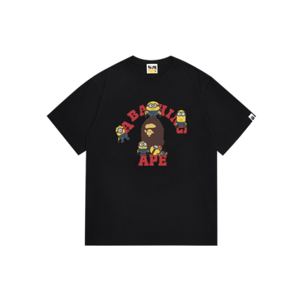 BAPE A Bathing Ape x Minions T Shirt Black