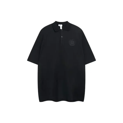 Burberry Polo T Shirt Black