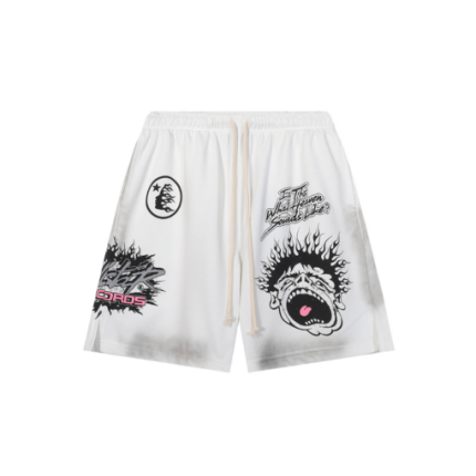 Hellstar Short Cartoon Print White