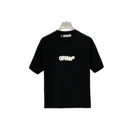 Off-White Logo In Bold T Shirt Black