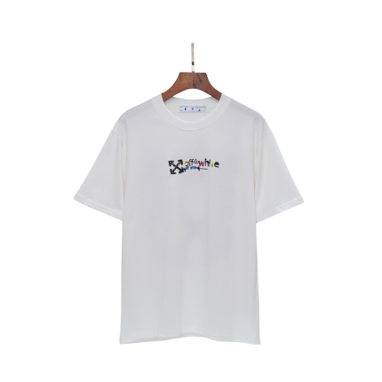 Off-White T Shirt White With Black Monogram
