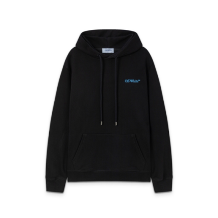 Off-White Varsity Jacket Black And White With Text Print