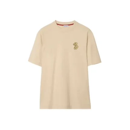 Burberry B Snake cotton t-shirt sand beige