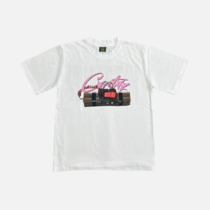 Corteiz No Time 4 Luv Cotton T-shirt White