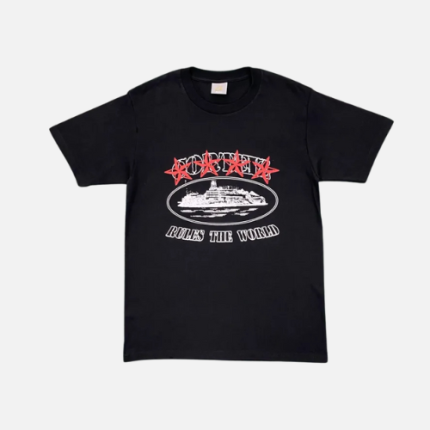 Corteiz 4Starz Alcatraz T-shirt Black