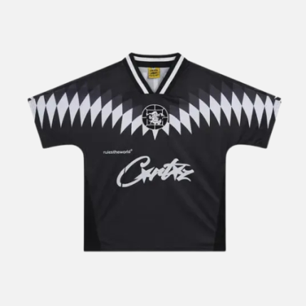 Corteiz Club RTW Football Jersey Black
