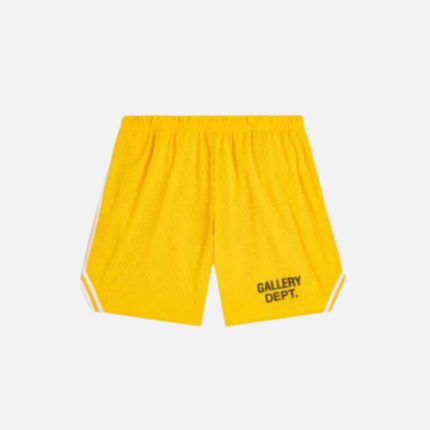 Gallery Dept Venice Court Shorts Yellow Mesh