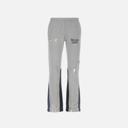 Gallery Dept Logo Flare Sweatpants Heather Grey