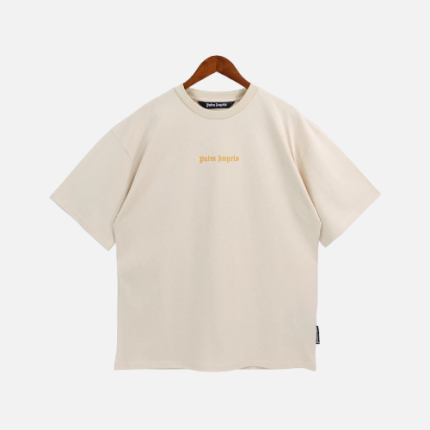 Palm Angels GD Reverse Logo T-Shirt Beige