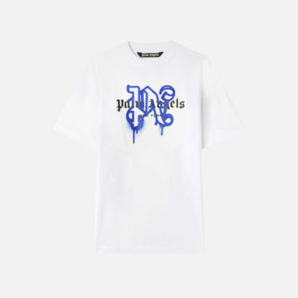 Palm Angels New York Monogram-Print T-shirt White