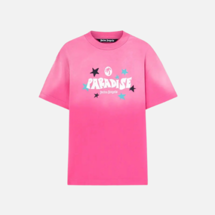 Palm Angels Paradise Palm T-shirt Fuchsia Pink