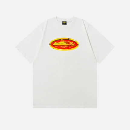 Corteiz Shiny Alcatraz T-shirt White