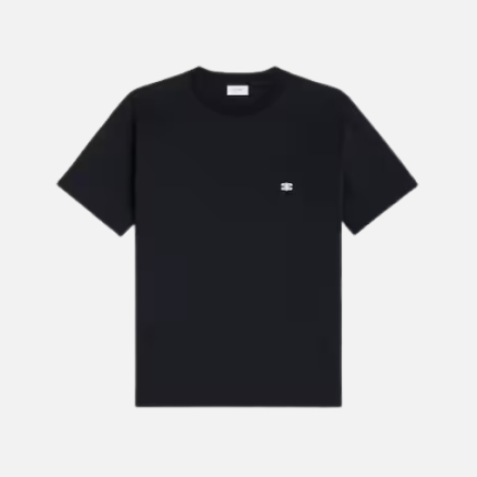Celine Loose Triomphe T-Shirt Cotton Jersey And Black