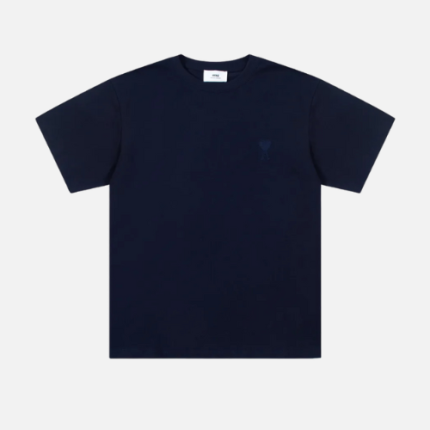AMI Paris Night Blue Ami De Coeur T-Shirt