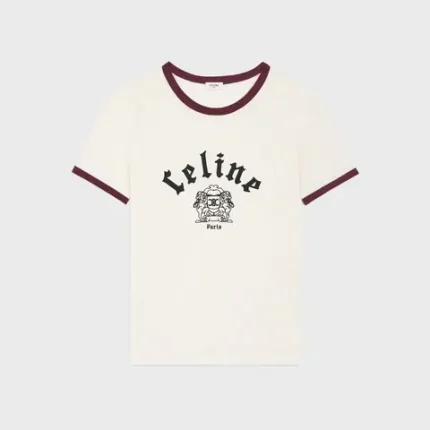 regular t-shirt with cotton jersey crest