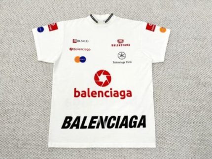Balenciaga Top League T-Shirt Oversized White