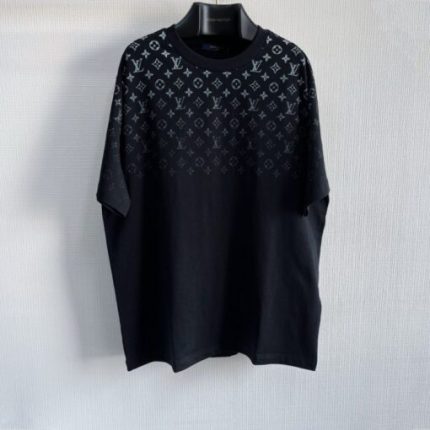 LV Gradient Cotton T-Shirt Black
